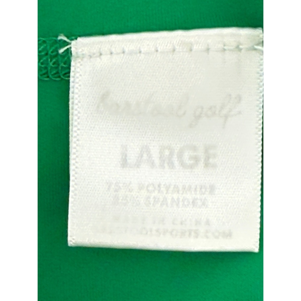 Barstool Golf Womens Ribbed Skort Green Activewear Skirt Built-in Shorts Sz L - Picture 8 of 10